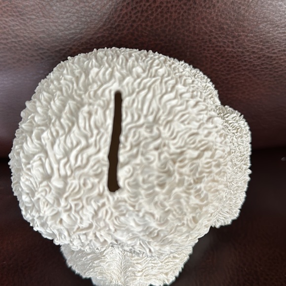 Bichon Frise Dog Head Resin Coin Bank - Picture 6 of 6